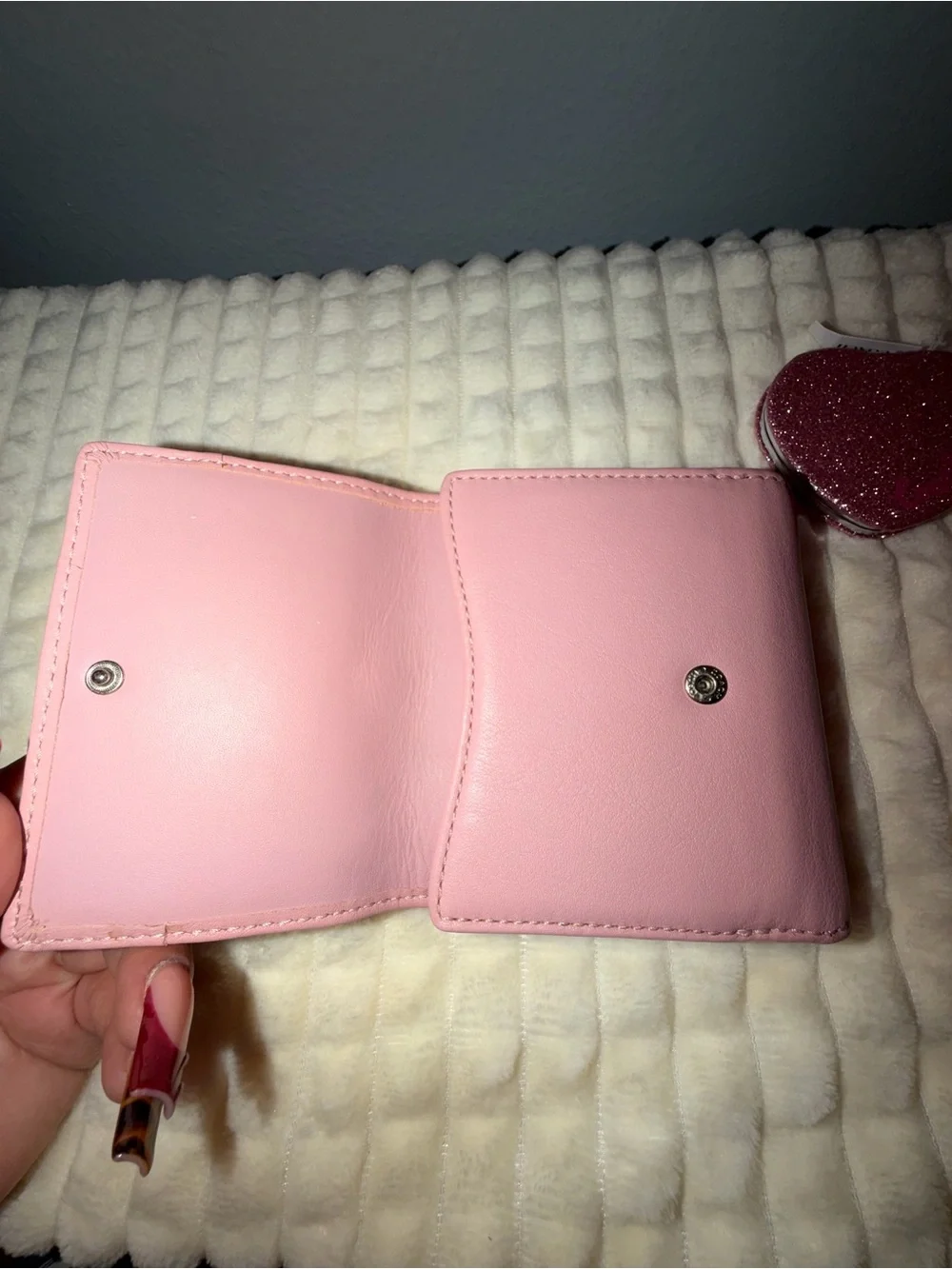 Coach Pink Leather Hobo Shoulder Bag with Matching Wallet - Picture 4 of 10